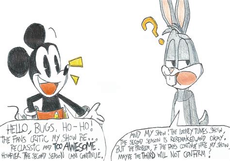 2013 Mickey Mouse Meets Tlts Bugs Bunny By Ftftheadvancetoonist On