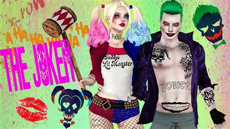 Joker Simstiful Harley Quinn Sims 4 Sims