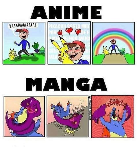 The Difference Between Pokemon Manga And Anime Pokémon Amino