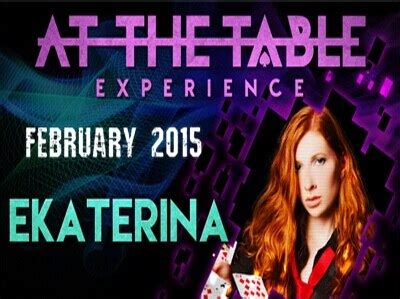 At The Table Live Lecture Starring Ekaterina Magic Tricks Buy At The Price Of In