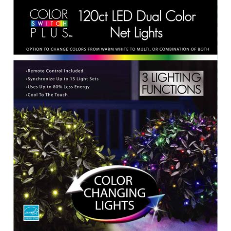 Color Switch Plus Christmas Led Dual Color Changhing With 3 Functions