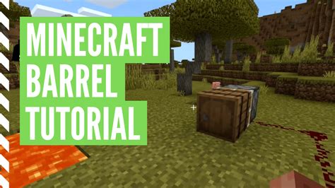 When crafting with wood planks, you can use any kind of wood. How To Make A Barrel In Minecraft (And Use It)