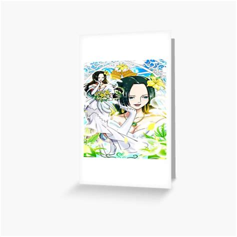 Boa Hancock One Piece Greeting Card For Sale By Elyonkoo Redbubble