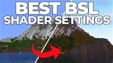 Minecraft Best Shader Settings Bsl Shaders Youtube