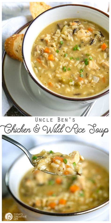 Uncle Bens Chicken And Wild Rice Soup Todays Creative Life