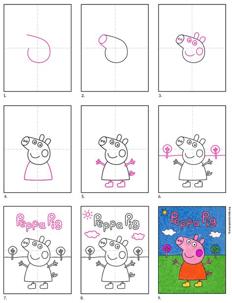 How To Draw Peppa Pig · Art Projects For Kids