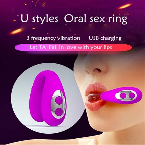 Buy 2017 New U Types Oral Sex Ring Vibrator Sex Toys