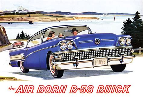 Plan59 Classic Car Art Vintage Ads 1958 Buick Century