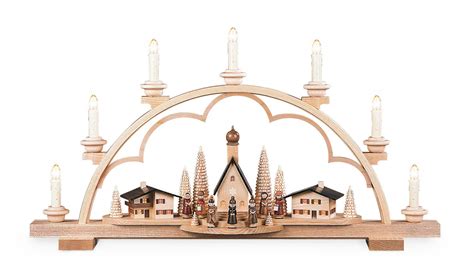 How many cm in 1 inches? Candle Arch - Village in the Alps - 64 cm / 25 inch - 120 ...