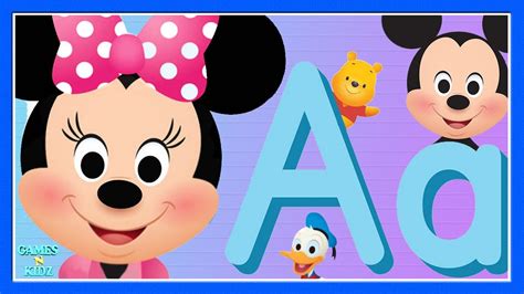Disney Abcs Learn Abc Alphabet Mickey Mouse Minnie Disney Junior