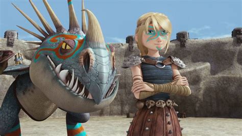 Astrid And Stormfly In Dawn Of The Dragon Racers For Dragon Racing