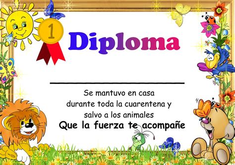Diplomas De Preescolar Imagenes Y Dibujos Para Imprimir Kulturaupice