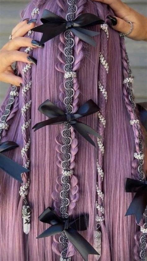 Pin By Sofija On Hair In Purple Hair Hair Styles Hair Accessories