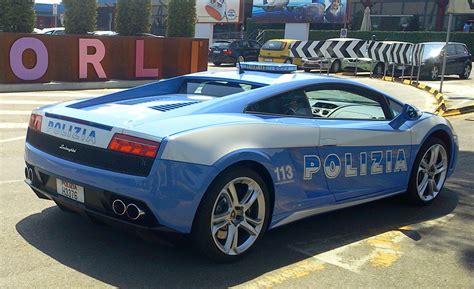 Gallardo Lamborghini Lp560 4 Police Polizia Supercar Blue Coupe