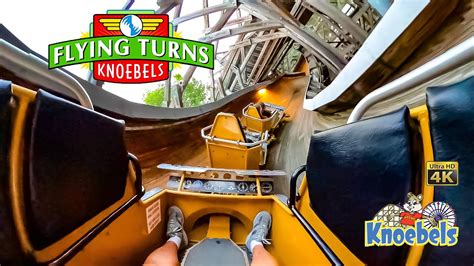 Flying Turns Roller Coaster On Ride 4k Pov Knoebels 2023 07 22 Youtube