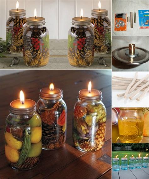 Fabulous Diy Scented Mason Jar Oil Candles Diy And Crafts