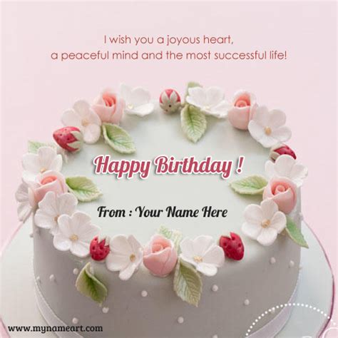 Happy birthday cake with candles and una bella selezione di immagini di buon compleanno da salvare gratis e da mandare con whatsapp. Write Your Name On Birthday Cake Image For Whatsapp Send