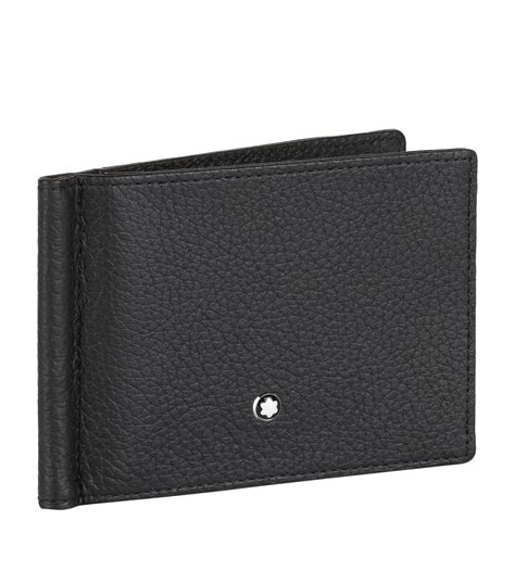 Nothing else look like brass, and as it ages and develops its own patina it will take on a life of its own. Montblanc Leather Money Clip Wallet in Black for Men - Lyst