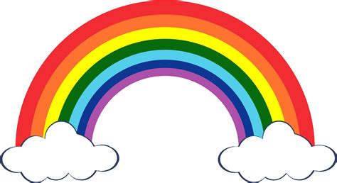 Rainbow Drawings Art How To Draw A Rainbow And Clouds Beginners Drawing Rainbows