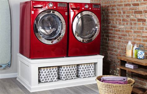 Build your own laundry pedestal and save hundreds of dollars. 7 Washer and Dryer Pedestal Alternatives - Housessive