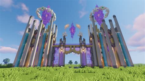 A Regular Crystal Purple Entrance ω Minecraft Map