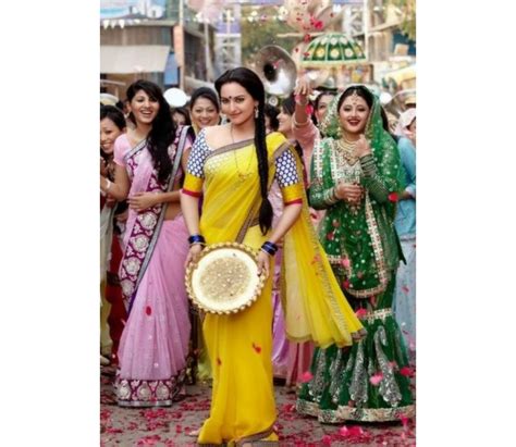 Bollywood Style Sonakshi Sinha Georgette Saree In Yellow Color