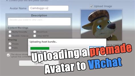 Uploading A Premade Avatar For Vrchat Youtube
