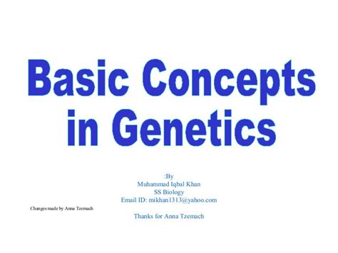 Basic Genetics