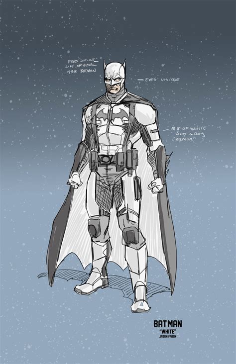 Batman White By Jason Fabok Batman Redesign Batman Suit Batman Armor