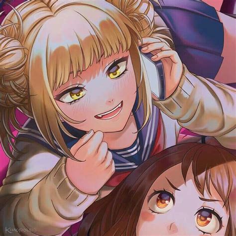 Toga Himiko Uraraka Ochako My Hero Academia Toga X Ochako Uraraka