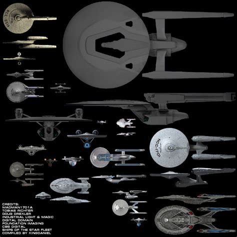 Starship Size Comparison Chart Star Trek Starships Star Trek Star