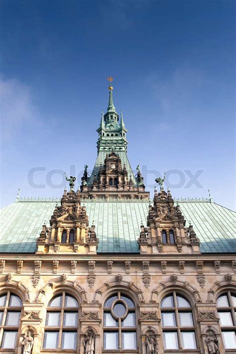 Hamburger Rathaus Hamburg Rådhus Stock Foto Colourbox