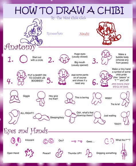 How To Draw Guide Learn How To Draw Anime Chibi How