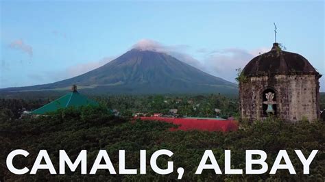 Drone Shot Of Camalig Albay Philippines Mt Mayon Youtube