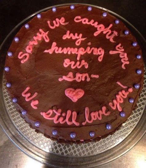 11 Cakes With Strange And Mysterious Apologies