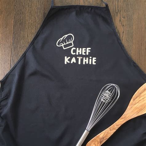 Custom Cooking Apron Customized With Your Little Chefs Name Etsy