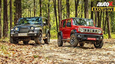 Maruti Suzuki Jimny Vs Mahindra Thar Comparison Review The Ultimate