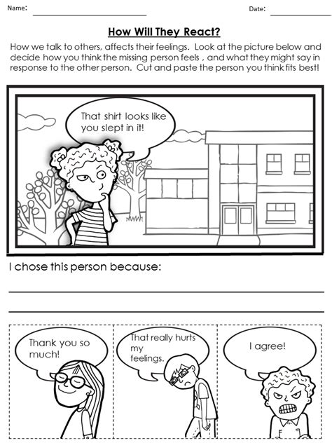Anne Sheets Social Skills Worksheets For Adults With Autism Printable