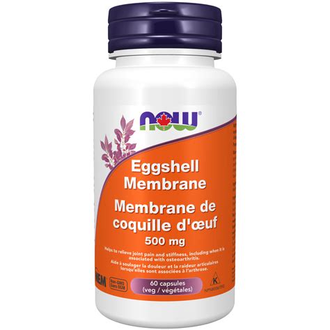 Eggshell Membrane Nem 500 Mg Veg Capsules Now Foods Canada