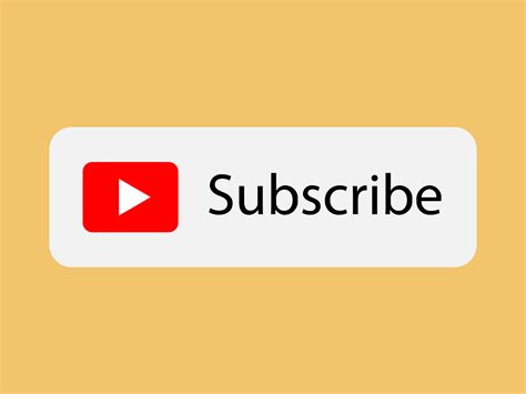 White Free Youtube Subscribe Transparent Button Icon By Alfredocreates