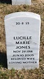 Lucille Marie Jones (1918-2005) - Mémorial Find a Grave