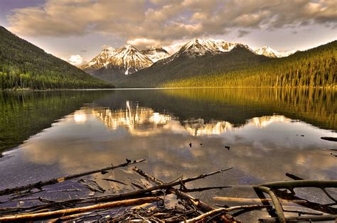 Quartz Lake Hdr Glacier National Park Flickr Photo Sharing