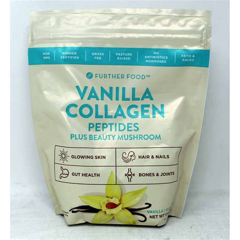 Further Food Vanilla Collagen Peptides Supplement Powder 17 Ounces