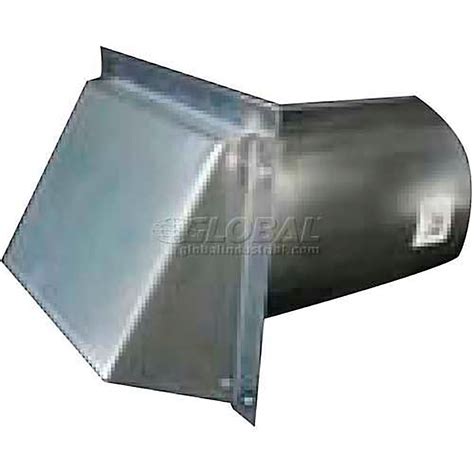 Speedi Products Galvanized Wall Caps With Spring Damper Sm Rwvd 10 10