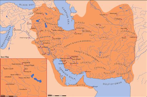 Map Of The Sasanian Empire Illustration S Hageneuer Download