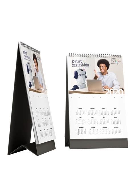 A5 Table Calendar Colorful Desk Calendar Personalised Wall Calendar