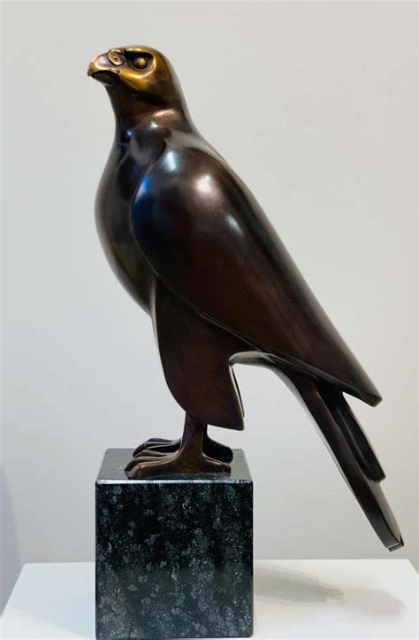 Bronze Falcon Sculpture 10 For Sale On 1stdibs
