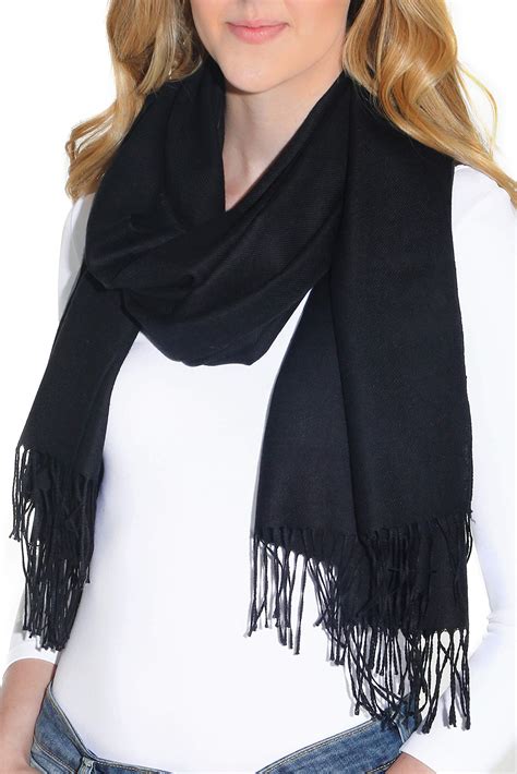 Pure Cashmere Blend Pashmina Wrap For Women Fashion Shawl With Fringe X Inches Buy