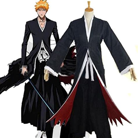 Nsoking Anime Bleach Kurosaki Ichigo Cosplay Outfit Costume Set Custom