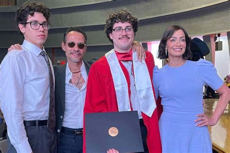 Marc Anthony Celebrates Son Cristians College Graduation I Love My